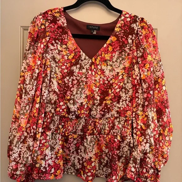 1. State Women's Multicolor Floral Blouse - Picture 5 of 5